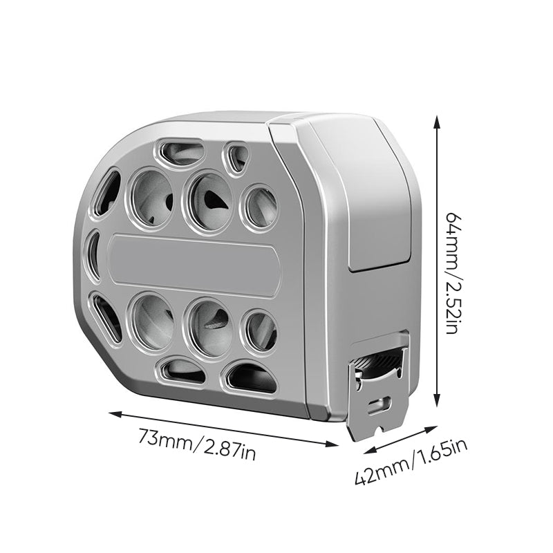 Stainless Steel Retractable Waterproof Measuring Ruler