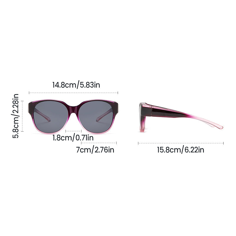 Polarized UV400 Protection Trendy Round Sunglasses