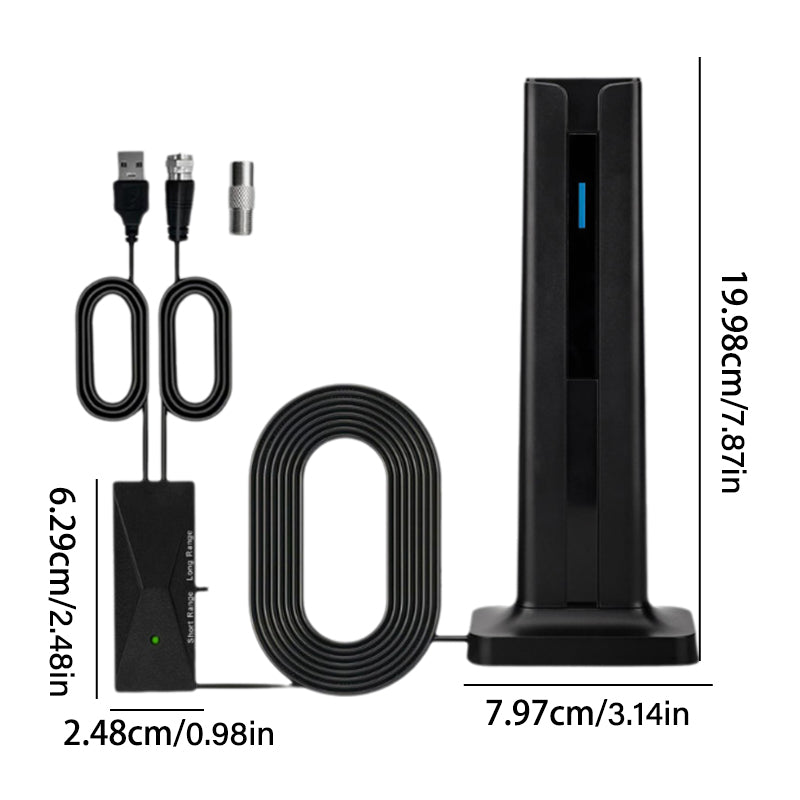 Indoor Digital HD Antena HDTV 1080P 4K Long Range