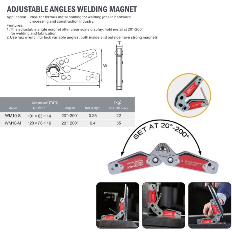 Magnetic welding positioner