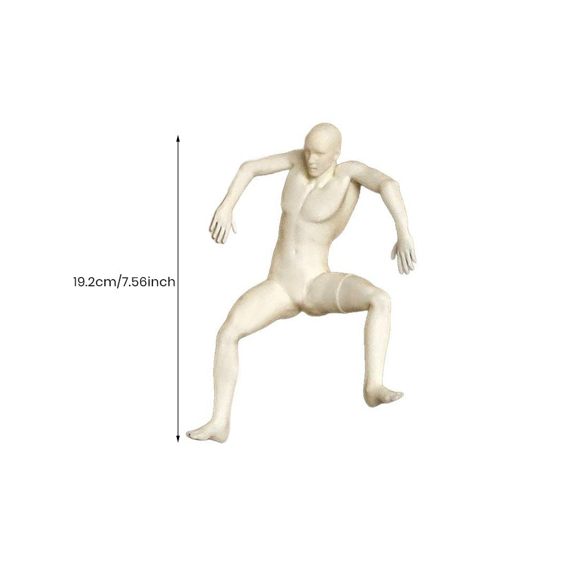 Corner Figure ‘Frightened’ Wall Decoration
