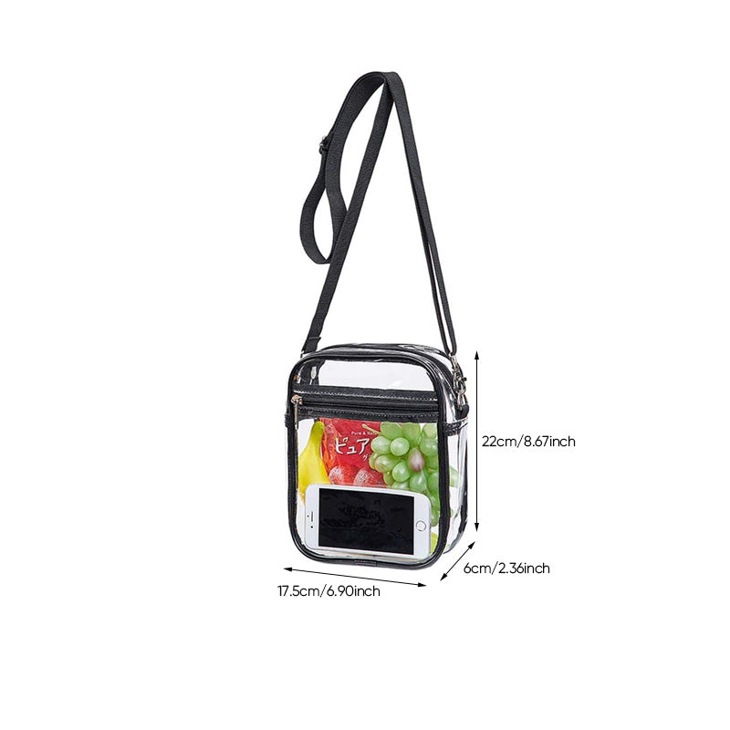 PVC Transparent Crossbody Bag