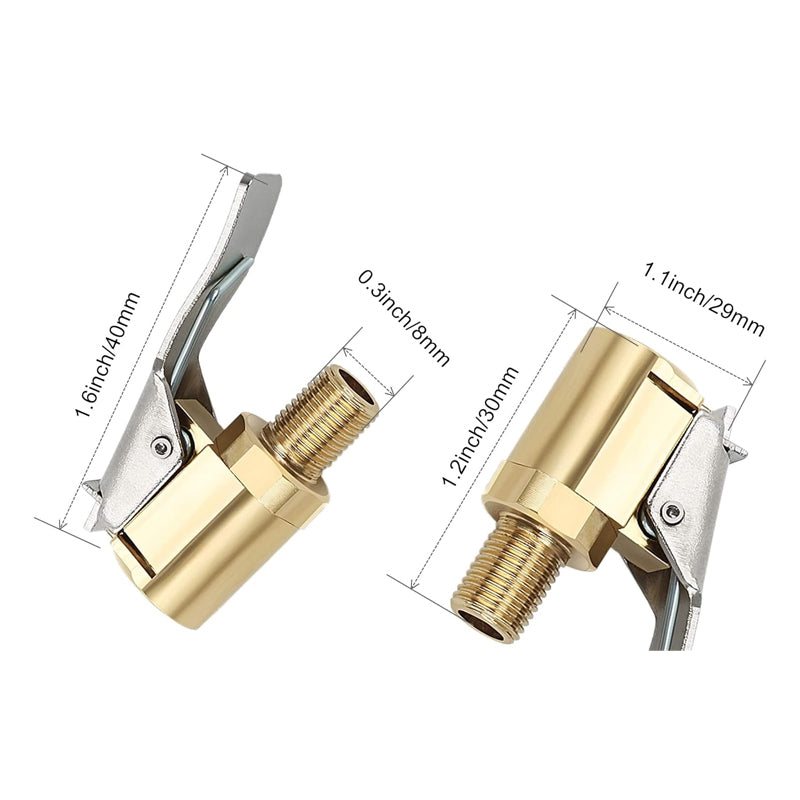 Anti-Slip Threaded Tire Inflator Adapter