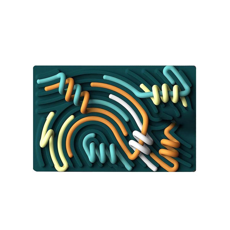 Silikon Fidget Toy för lugnande och sensoriska aktivitetstavla