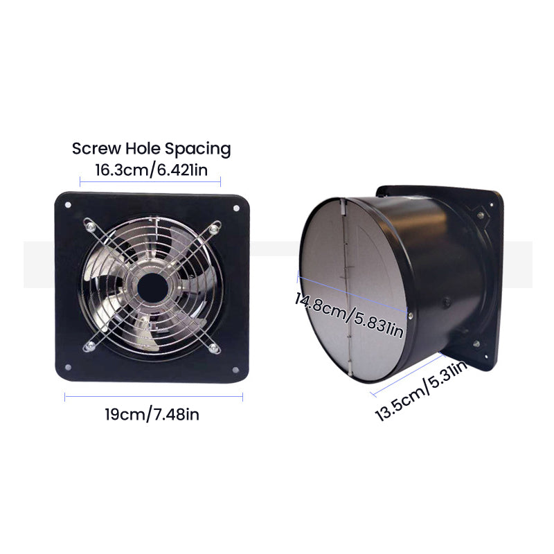 6 inches - Multifunctional Powerful Mute Exhaust Fan