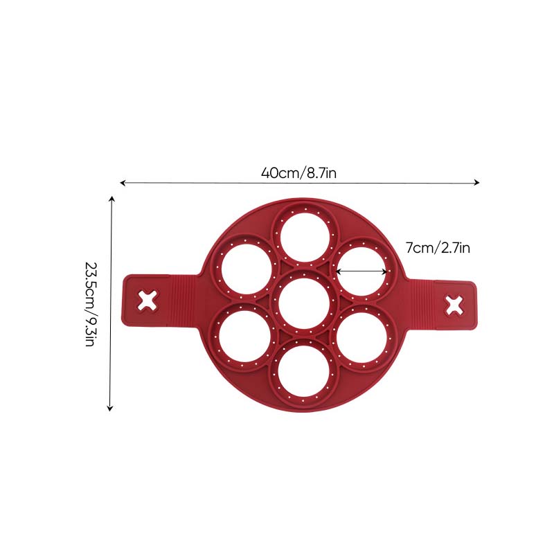Non-stick silikon pannkaksform Ring