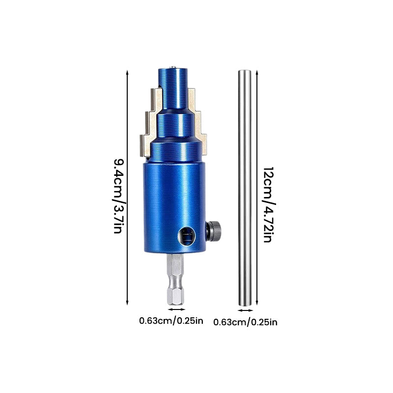 Universal Broken Tap Extractor for Faucet Angle Valves | High-Hardness Hex Shank Thread Remover (1/2", 3/4", 1")