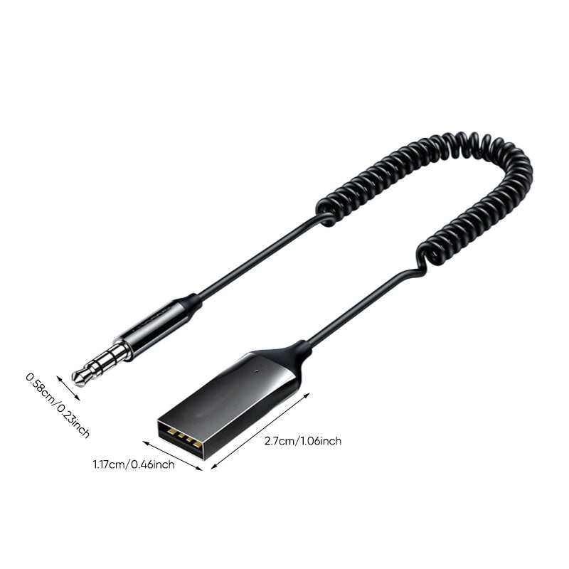 Bluetooth 5.3 Wireless Receiver for Hands-Free Car Audio