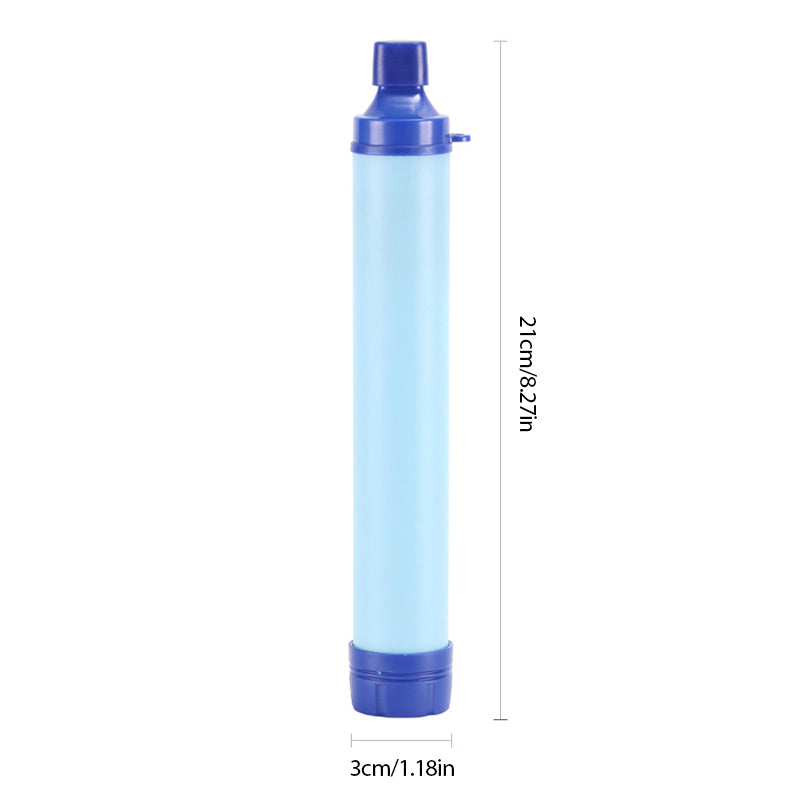 Personal Straw Water Filter for Camping, Hiking, Survival, Emergency, Travel