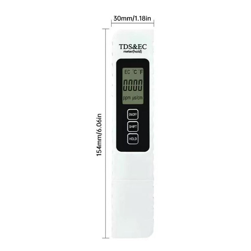 Digital Water Quality Tester for TDS, EC and Temperature