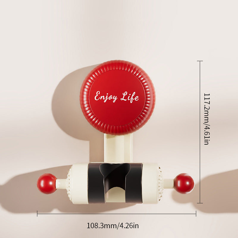 Justerbar duschhållare med sugkopp