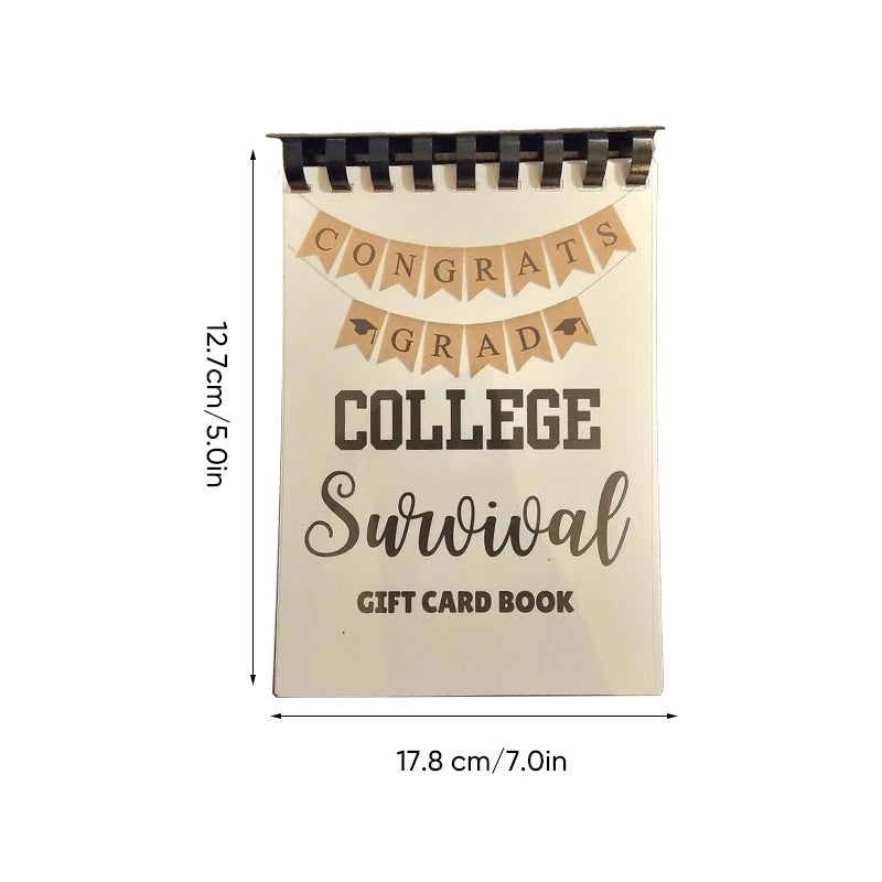 👩🎓🎁College Survival Gift Card Book