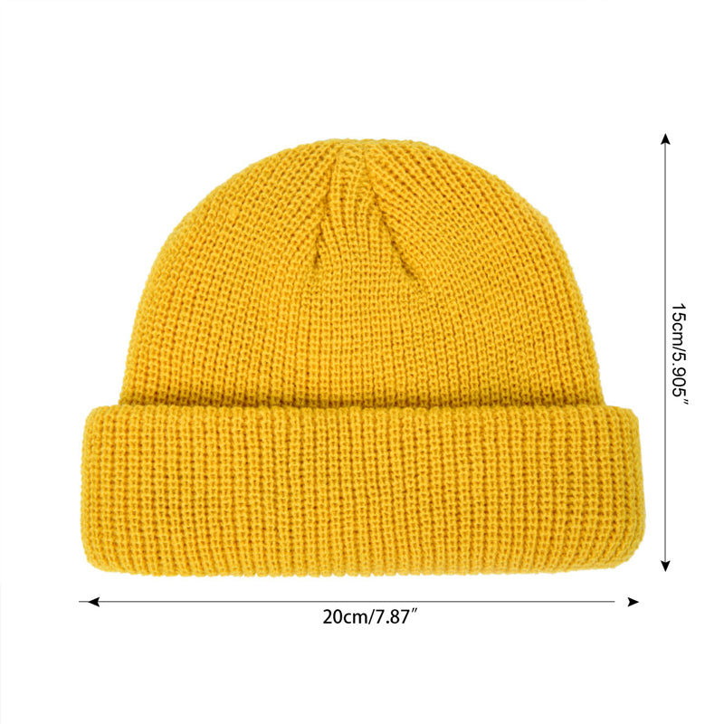 Short Knit Cuff Beanie Trawler Beanie