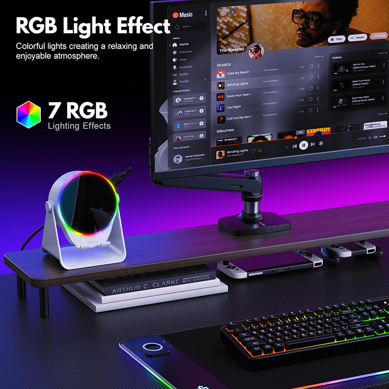 4-In-1 360° Rotating Bluetooth Speaker Stand