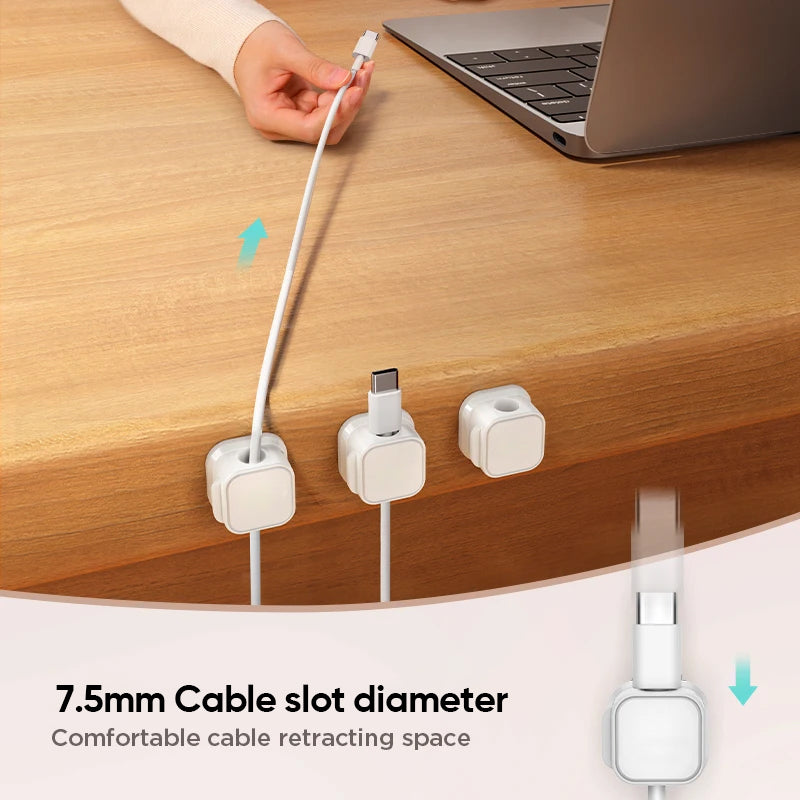 6 Pack Magnetic Cord Organizer Holder