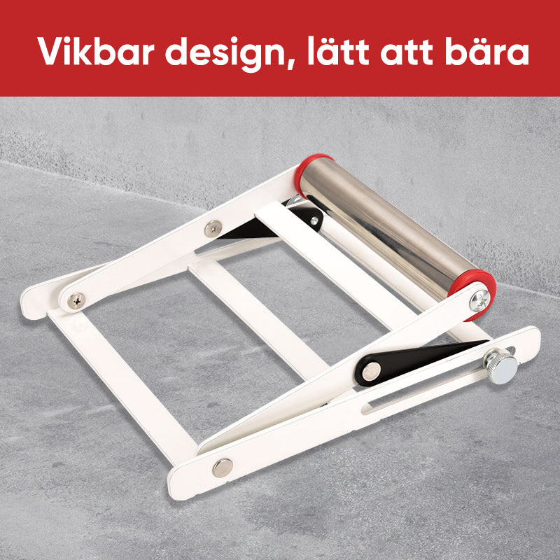 Justerbar stödram för kärleksmaskin