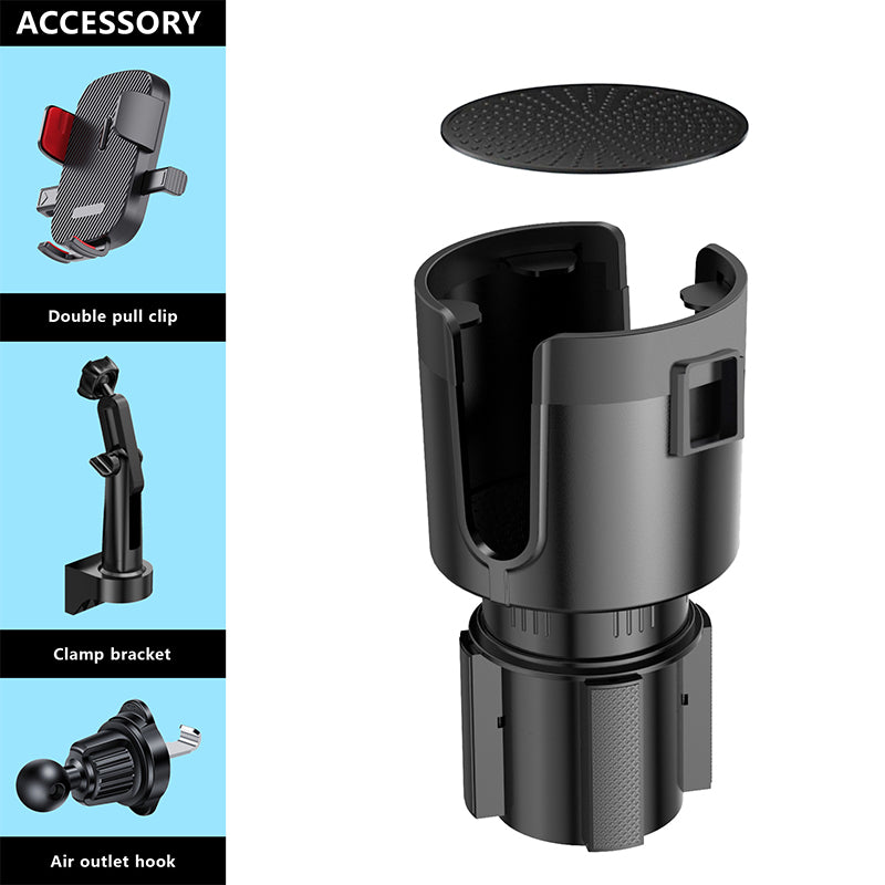 360° Rotating Car Cup Holder Phone Mount