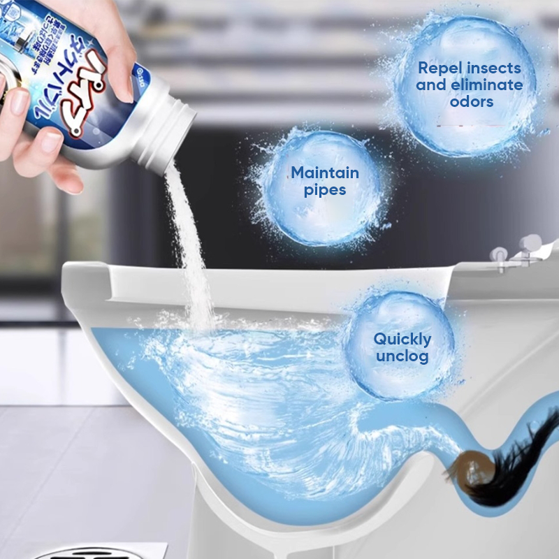 Rapid-Foam Toilet Cleaner & Drain Unclogger