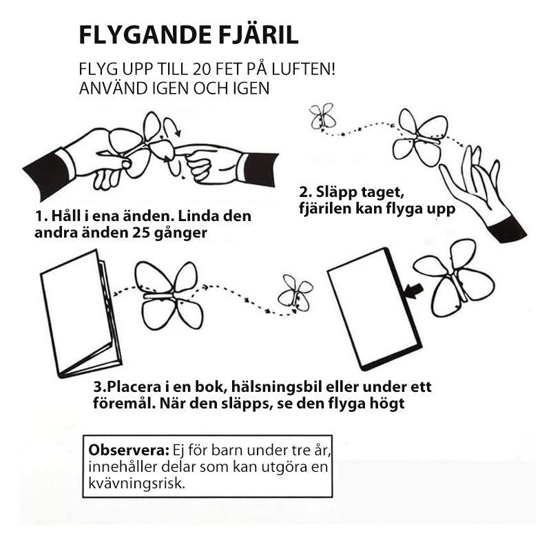 Magiska flygande fjärilar