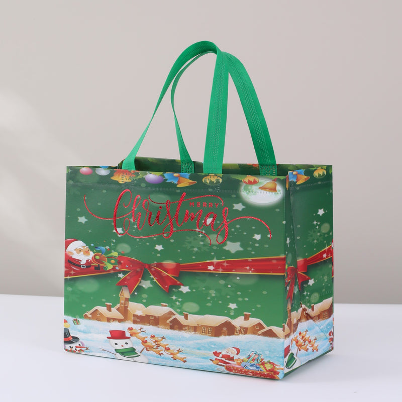 Christmas Non-Woven Gift Bag Set (16 Bags)