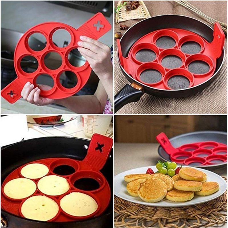 Non-stick silikon pannkaksform Ring