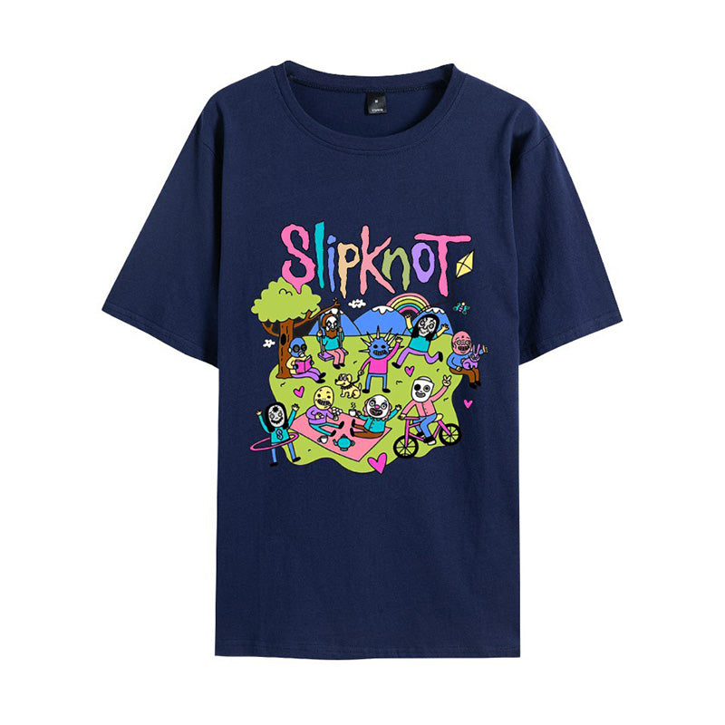 Rolig t-shirt med animetryck