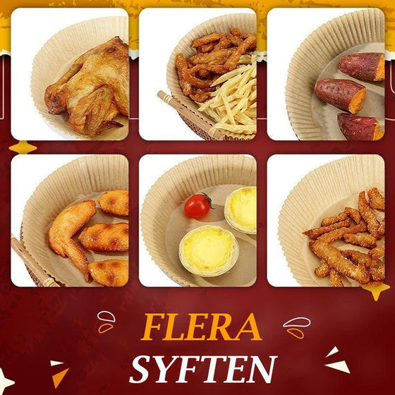 Luftfritteuse Snabbreferens Magneter Matlagningsguide Broschyr