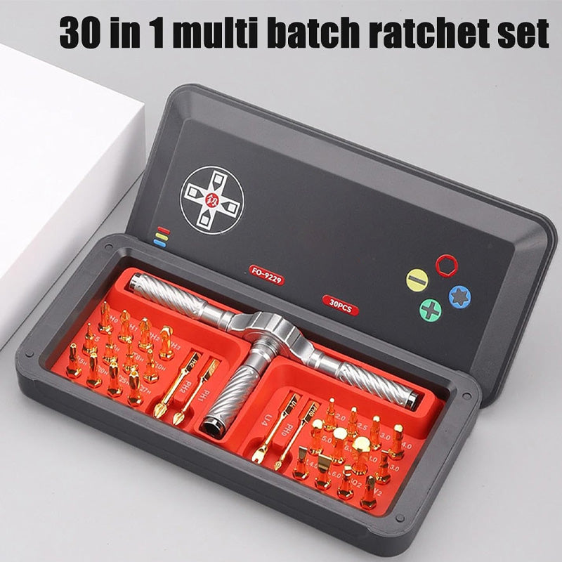 30-in-1 Ratchet Screwdriver Set
