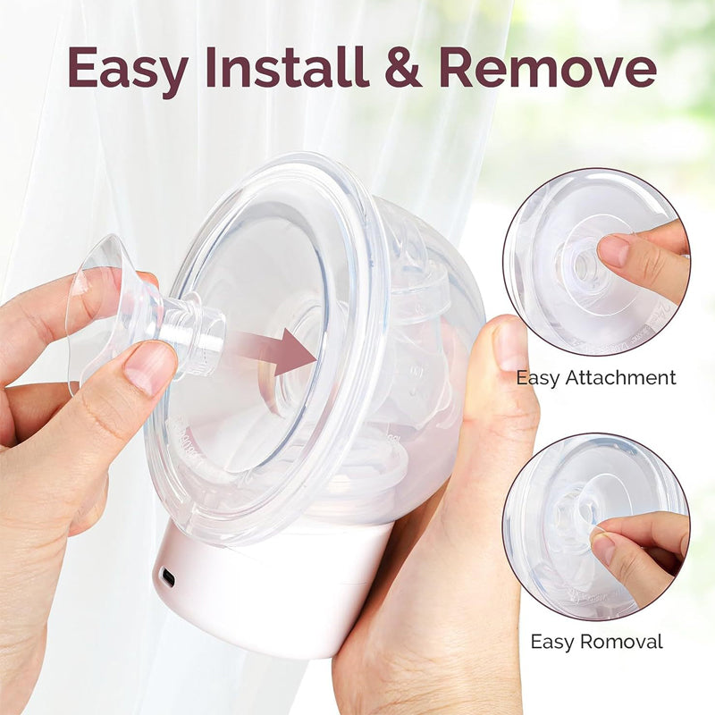 Breast pump accessory set