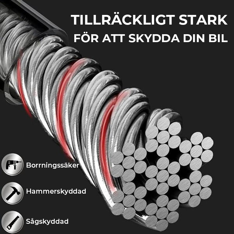 Rattlås, universal stöldskydd för bil med 2 nycklar