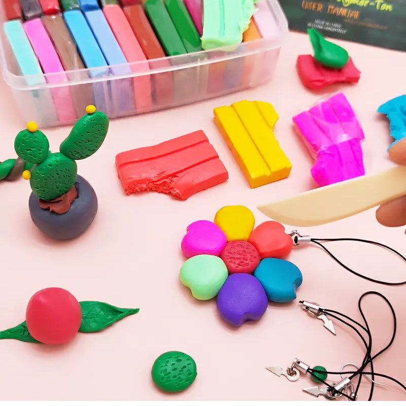 Polymer Clay, Modeling Kit with Clay Sculpting Tools and Accessories