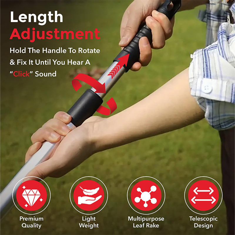 Collapsible Shrub Rake Lawn Rake