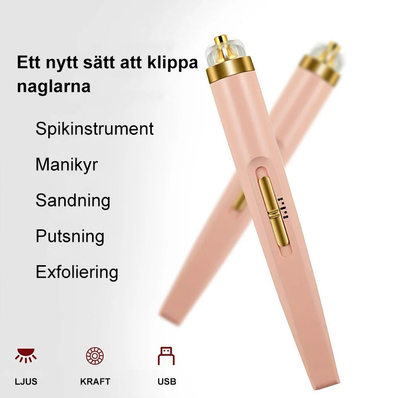 Elektrisk professionell manikyr nagelmaskinset