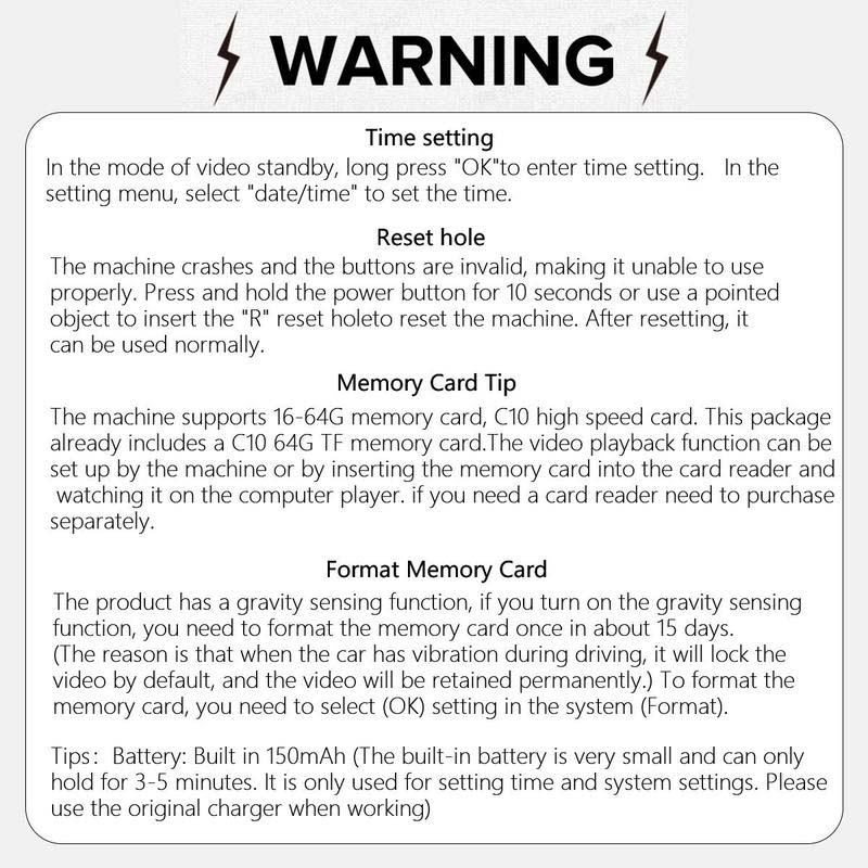 4-Channel 360° Dash Camera Set