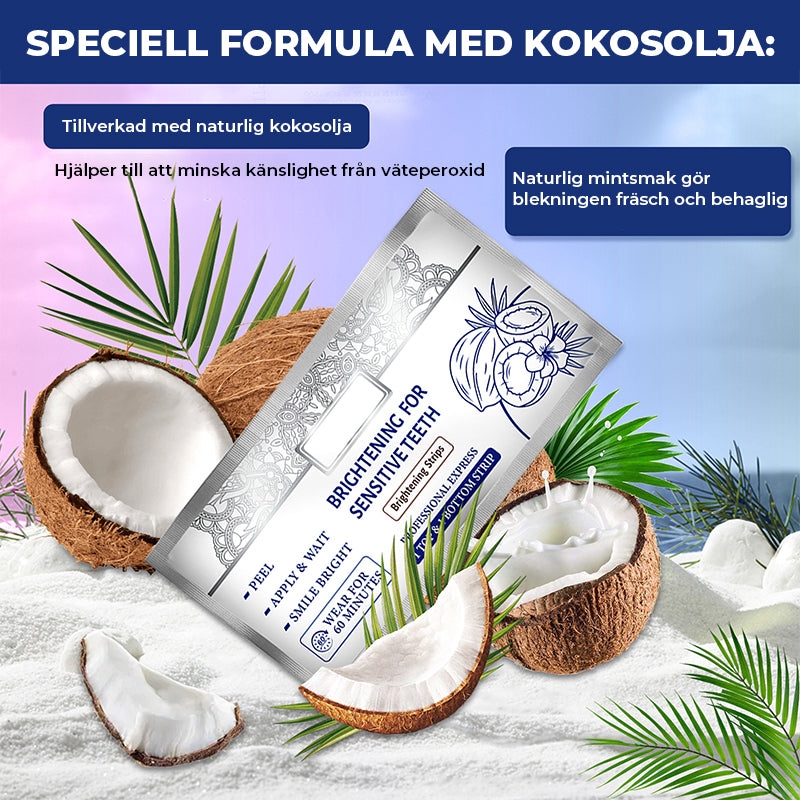 Kokosmynta Vitgörande Strips