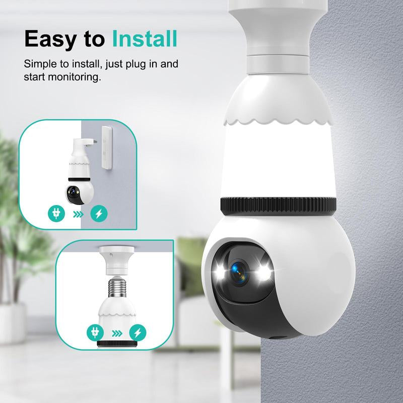 Light Bulb Security Camera