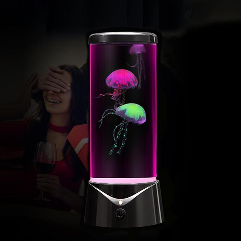 Multipurpose 7 Color Changing Jellyfish Lava Lamp