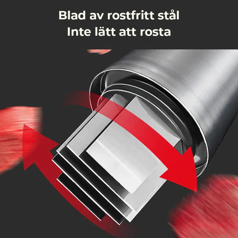 Manuell pressad vitlökshackare