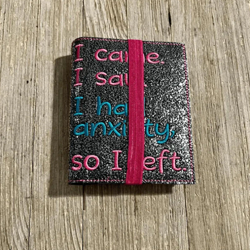 Humoristiskt anteckningsbokomslag