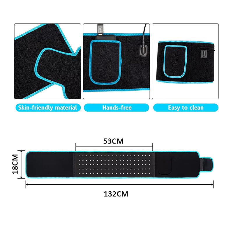 Infrared Light Waist Relaxation Massage Band