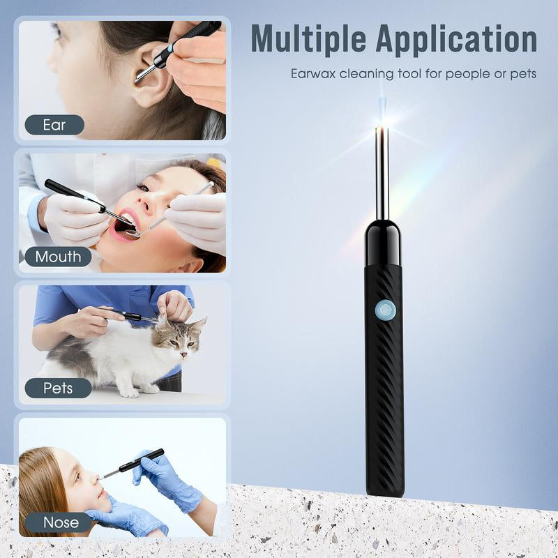 Ear Wax Removal Tool with 1080P Ear Camera and 6 Light