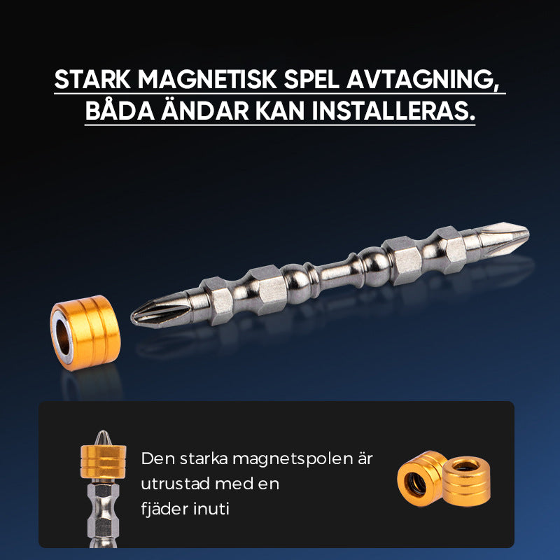 Elektrisk Phillips-skruvmejsel med dubbla huvuden