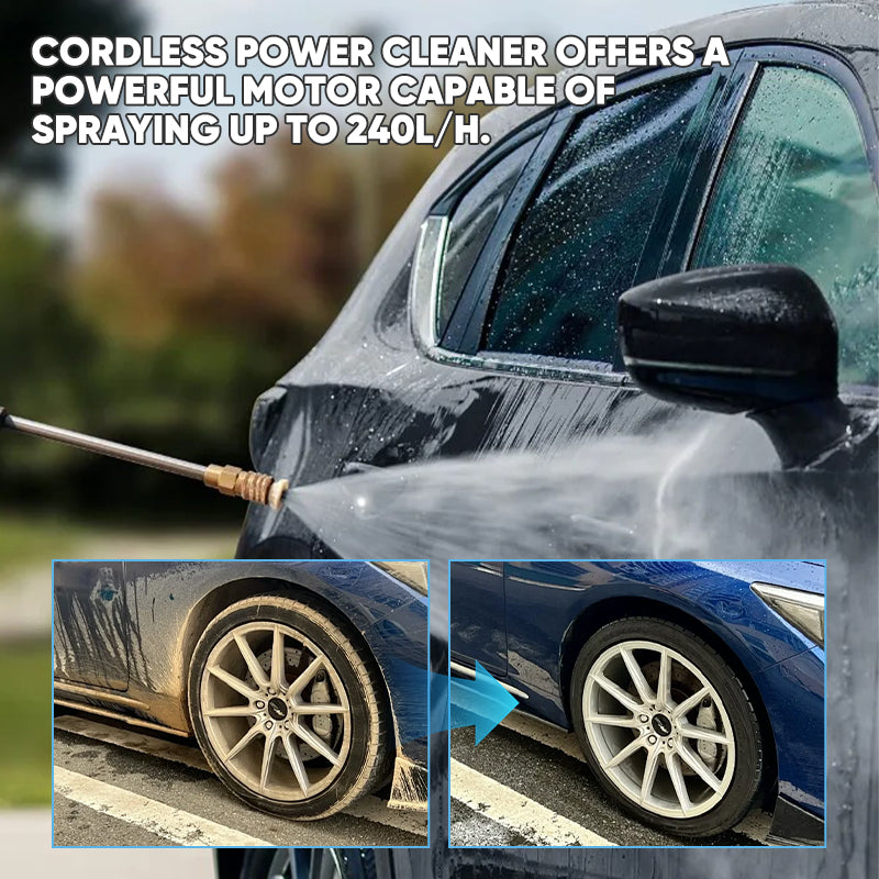 Portable Heavy Duty Wireless High Pressure Car Wash Water-Gun