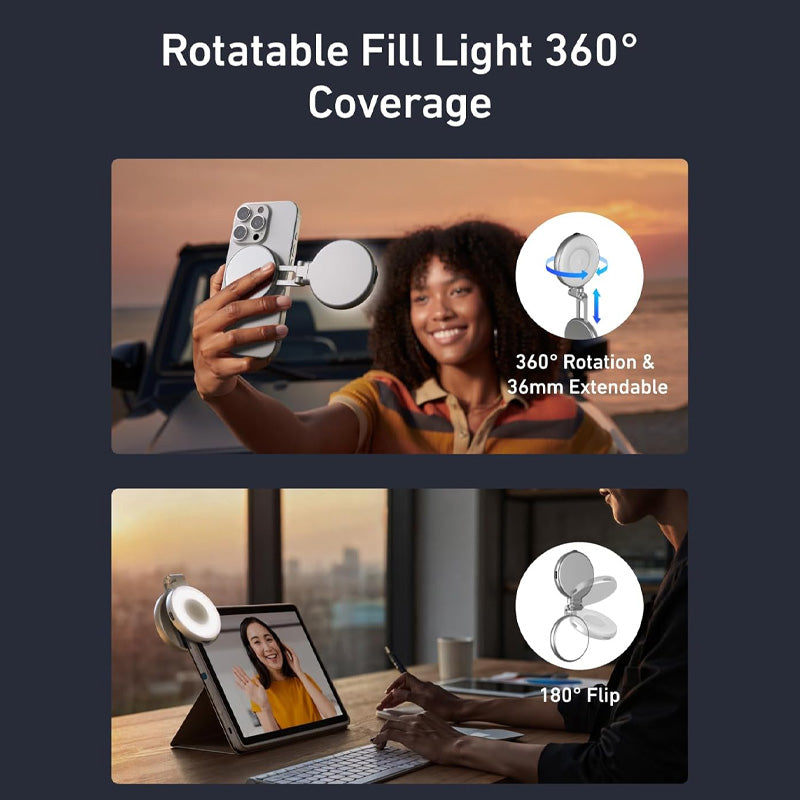 3-in-1 Magnetic Beauty Selfie Light for Phones