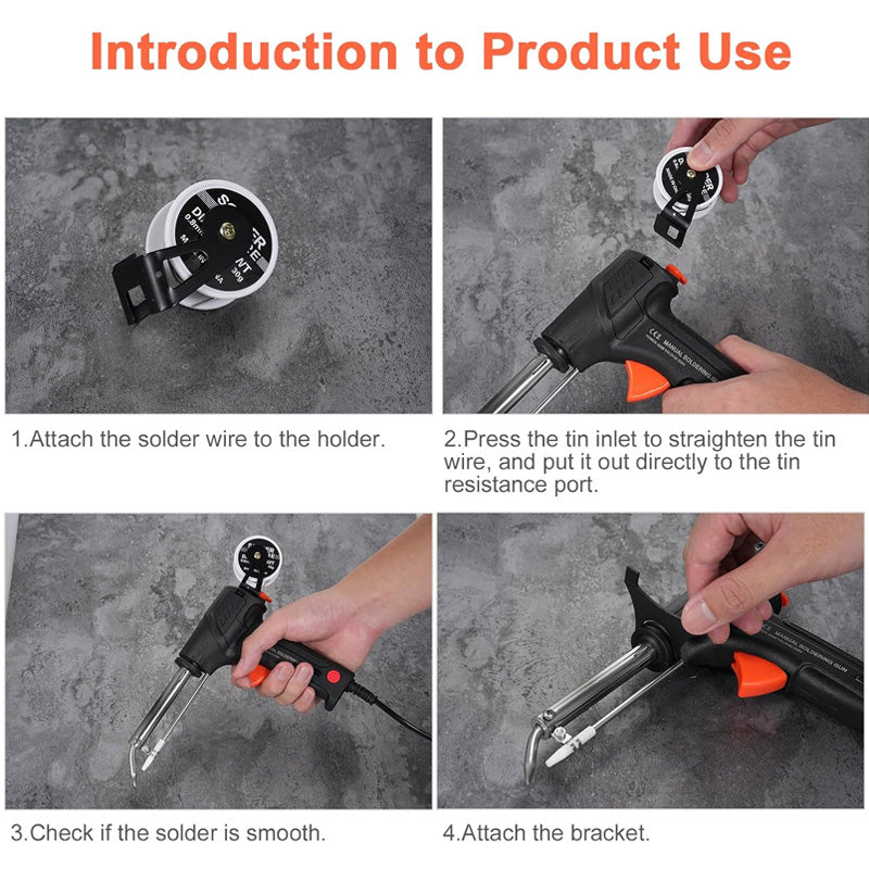 External Heating Soldering Gun Kit