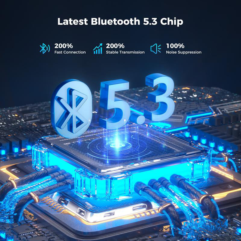 Bluetooth 5.3 Car Adapter with Retractable Charger