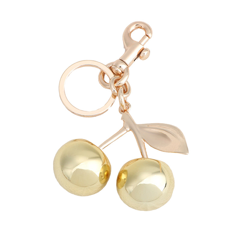 Cute Cherry Design Keychain