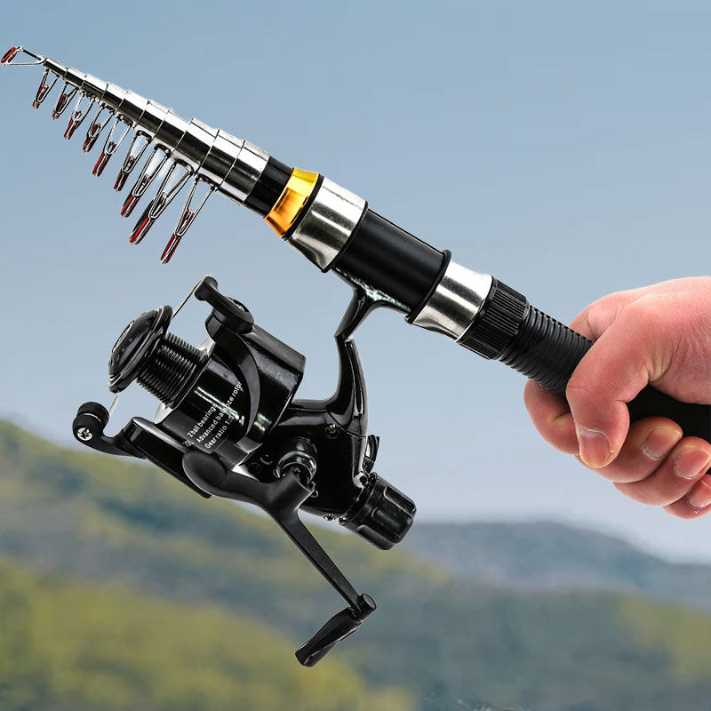 Professional Fishing Rod and Reel Combo Set