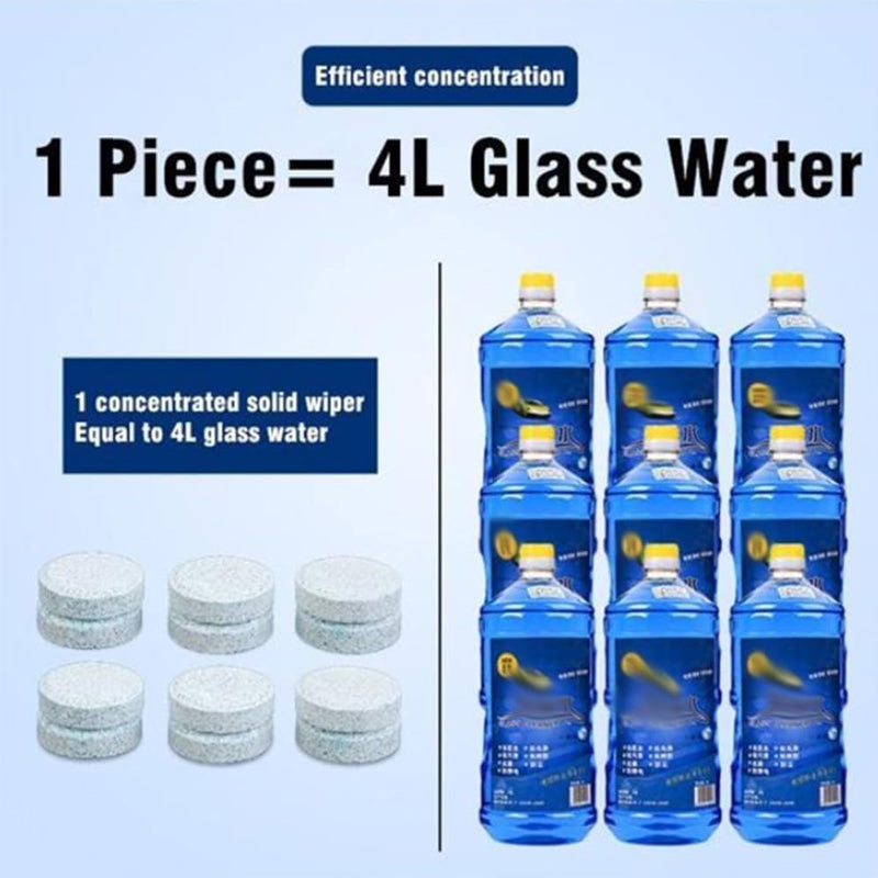 Solid Windshield Wiper Cleaner Tablets