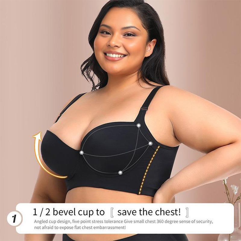 Comfortable Plus Size Anti-Sagging Bra for Women